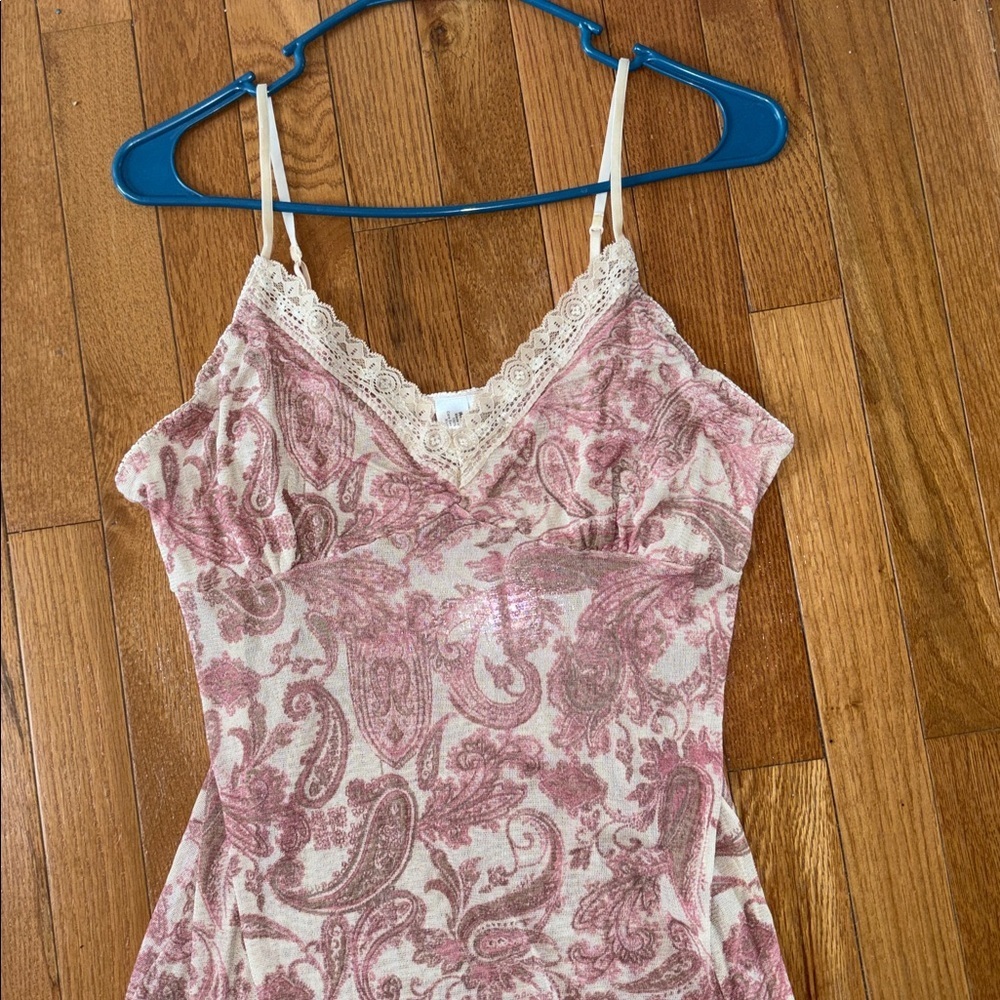 WinterSilks Women's Silk Chemise Lace Slip Night Dress Size Large - Picture 2 of 7